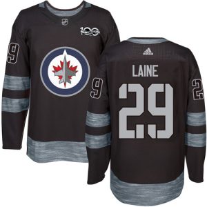 Herren Winnipeg Jets Eishockey Trikot Patrik Laine #29 Authentic Schwarz 1917-2017 100th Anniversary